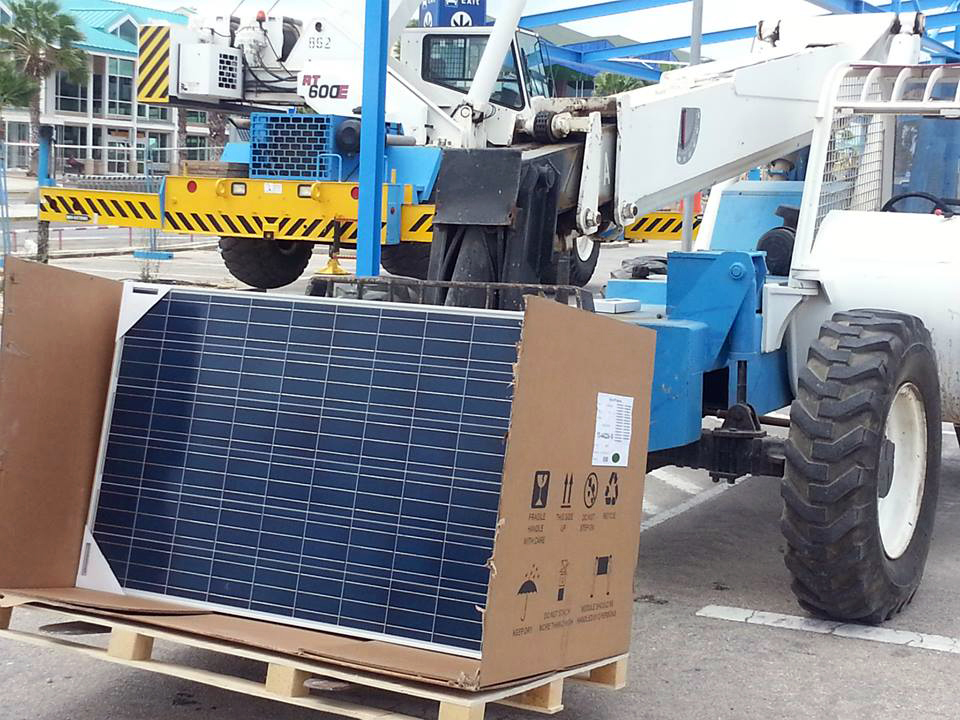 Solar Panels Airport Aruba