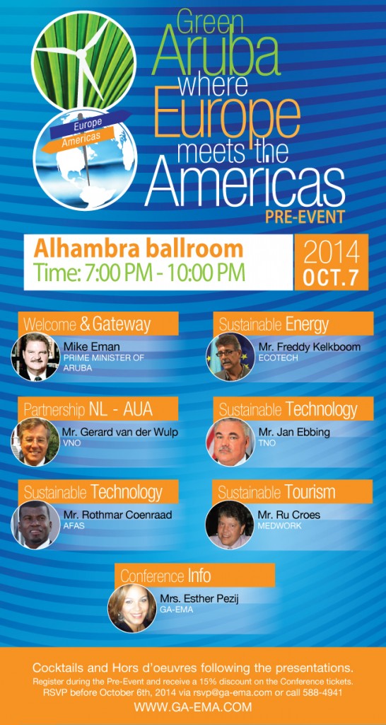 GreenAruba Where Europe Meets The Americas Pre-Event
