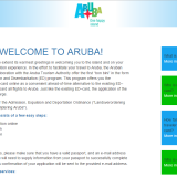 Online ED card Aruba